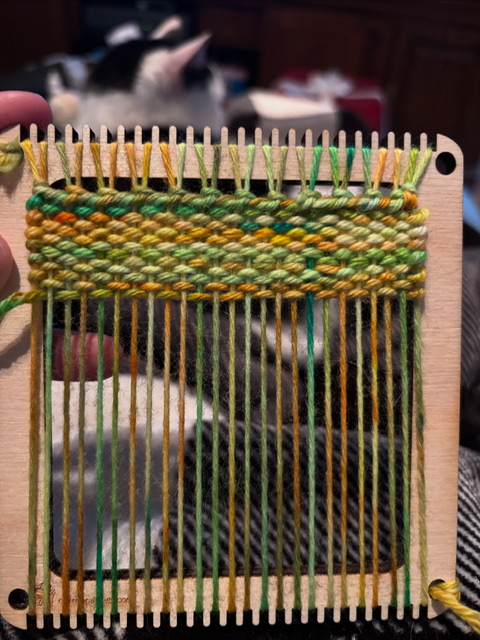A Little Gardening, a Little Weaving