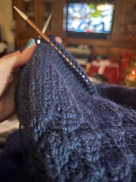 Nearly Finished Sweater and Fun Mail